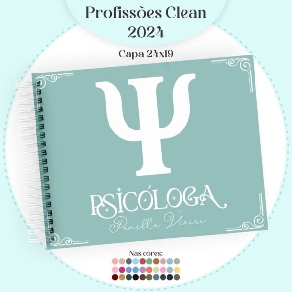 35 Profissões 2024 - Coleção Clean Feminino - 20 Cores Capas | 06 Cores Miolos (Pamella) - Imagem 9
