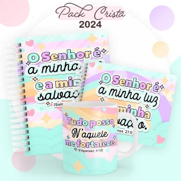 Combo Cristão Versículos e Louvores - Encadernação, Canecas e Mimos - Pamella Vieira - Imagem 19