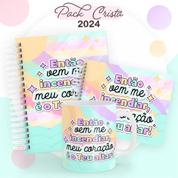 Combo Cristão Versículos e Louvores - Encadernação, Canecas e Mimos - Pamella Vieira - Imagem 22