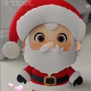 Noel Cute - Arquivo em Camadas (Papel Caramelo)
