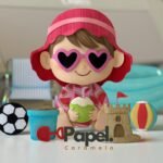 Pé na areia Baby  - em Camadas