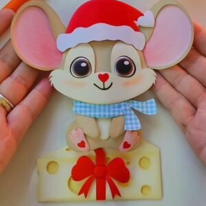 Ratinho Noel - Arquivo em Camadas (Papel Caramelo)
