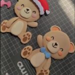 Ursinhos Natal - Arquivo em Camadas (Papel Caramelo)