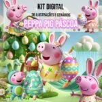 Páscoa Peppa Pig - Kit Digital