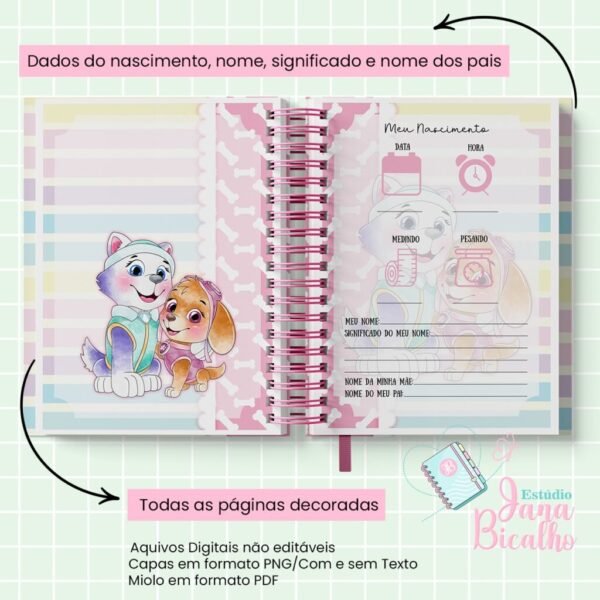 4 Kits Maternidade – Moana | Boneca | Patrulha Canina - Imagem 75