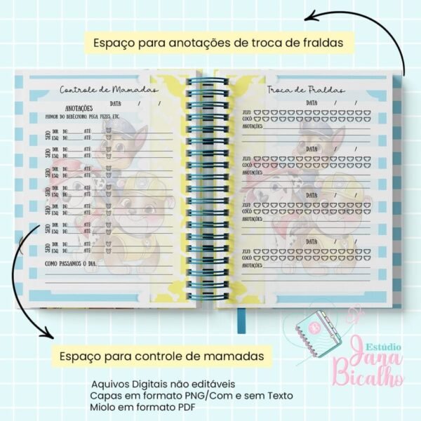 4 Kits Maternidade – Moana | Boneca | Patrulha Canina - Imagem 88