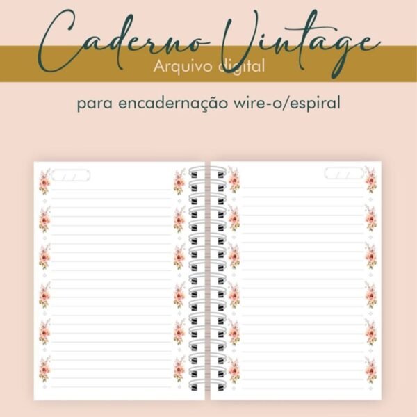 Caderno Vintage + Blocos - Imagem 4
