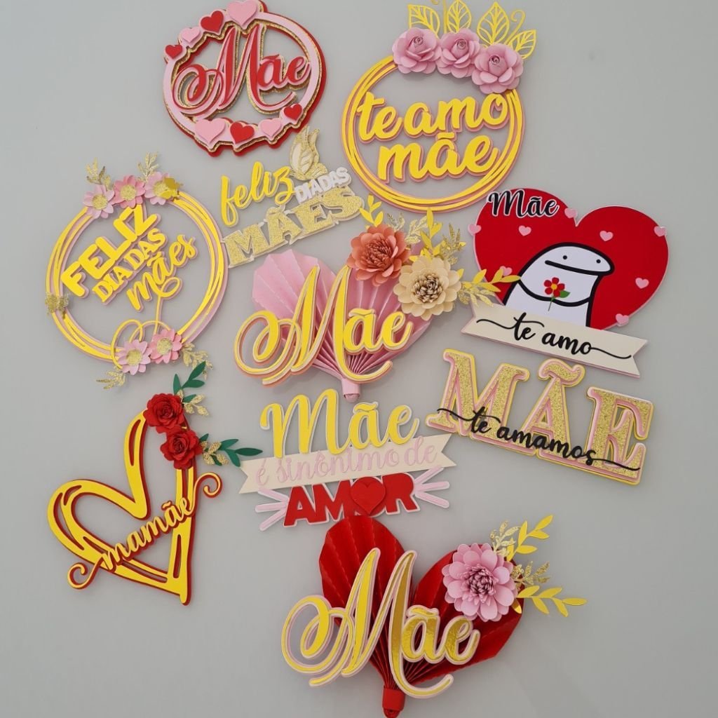 Personalizados-da-Fefe-topos-dia-das-maes.jpg Topos de Bolo - Dia das Mães - Imagem 1