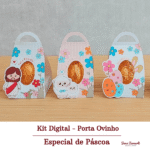 Porta ovinho de Páscoa