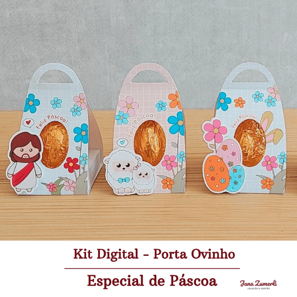 Porta-Ovinho Porta ovinho de Páscoa - Imagem 1