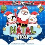 Kit Digital Natal - Arquivos de Corte + Canecas