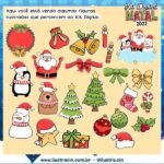 Kit Digital Natal - Arquivos de Corte + Canecas - Imagem 21