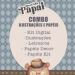 Querido Papai - Combo Ilustrações e Papéis
