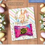 Printable - Arte Card Multiuso - Jardim dos Coelhinhos