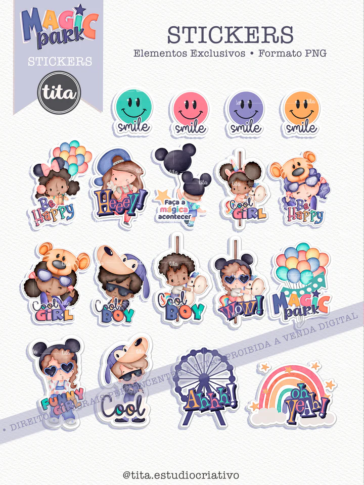 Preview_MagicPark_Stickers_51f0fff7-fccd-470b-ad14-247ad585ebde_720x.webp Magic Park - Combo Ilustrações (Tita) - Imagem 2