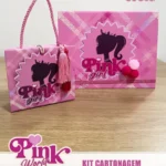 Pink World - Kit Cartonagem