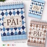 Kit Blocos Melhor Pai do Mundo - Encadernação (Balloon Criativo)