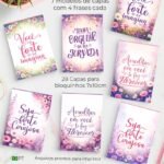 Capa Bloquinho 7x10cm - Mulheres