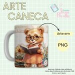 Estampas Canecas Ursinhos Vintage Professores - Imagem 3