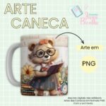 Estampas Canecas Ursinhos Vintage Professores - Imagem 5
