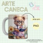Estampas Canecas Ursinhos Vintage Professores - Imagem 7