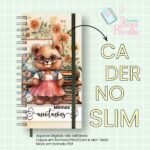 Caderno Slim Professora  - Ursinha Vintage - Imagem 2