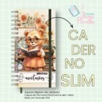 Caderno Slim Professora - Ursinha Vintage - Imagem 3