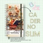 Caderno Slim Professora  - Ursinha Vintage - Imagem 4