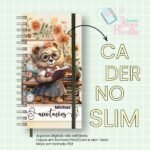 Caderno Slim Professora  - Ursinha Vintage - Imagem 5