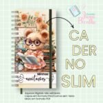 Caderno Slim Professora  - Ursinha Vintage - Imagem 10