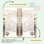 Caderno Slim Professora  - Ursinha Vintage - Imagem 13