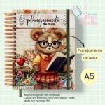 Caderno Planejamento A5 Professora - Ursinha Vintage - Imagem 16