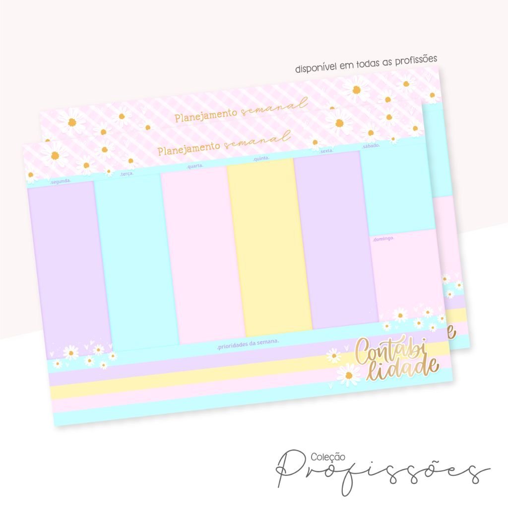 Profissoes-Cute-4 Combo Profissões Cute Capas | Miolo Planner | Miolo Pautado | Canecas - Imagem 4