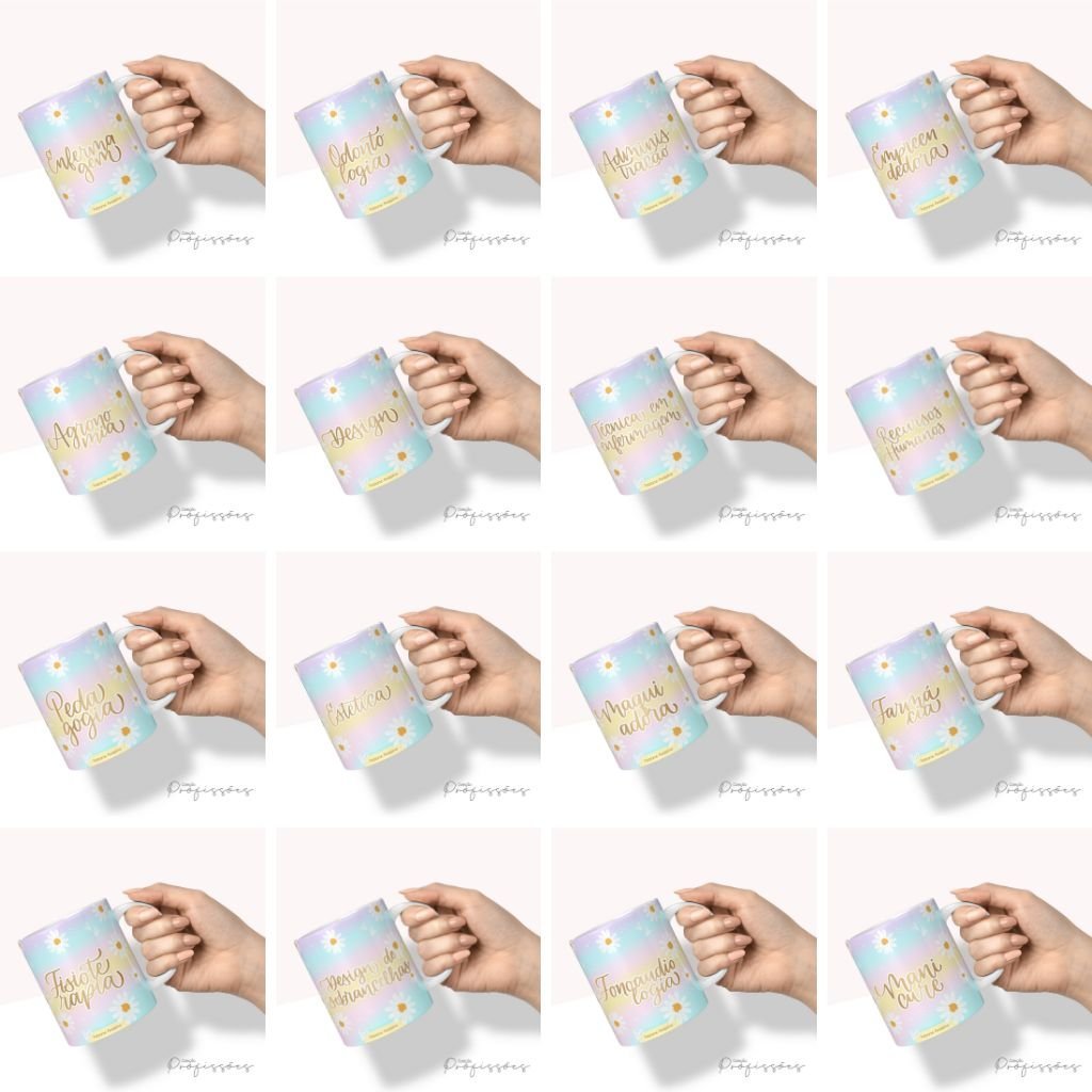 Profissoes-Cute-5 Combo Profissões Cute Capas | Miolo Planner | Miolo Pautado | Canecas - Imagem 5