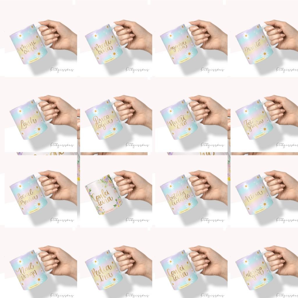 Profissoes-Cute-6 Combo Profissões Cute Capas | Miolo Planner | Miolo Pautado | Canecas - Imagem 6