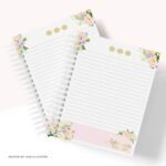 Combo Profissões Floral Capas | Miolo Planner | Miolo Pautado | Canecas - Imagem 3
