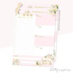 Combo Profissões Floral Capas | Miolo Planner | Miolo Pautado | Canecas - Imagem 4