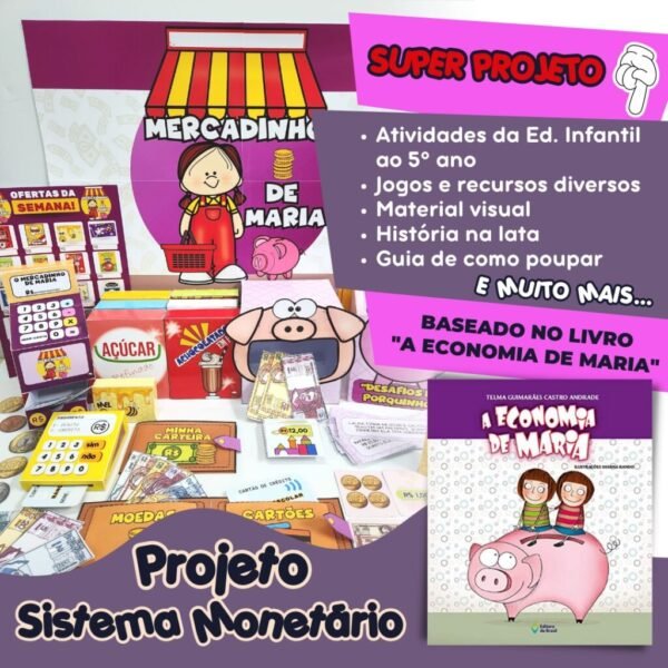 Projeto Sistema Monetário - Atividades Ed. Infantil ao 5º Ano - Imagem 1