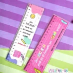 Régua personalizada - Volta às Aulas