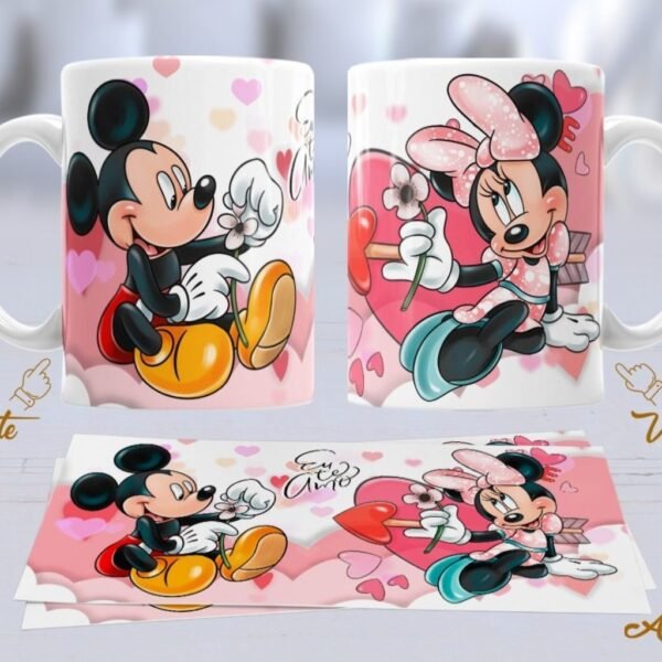 Kit Artes Canecas - Mickey e Minnie - Imagem 4
