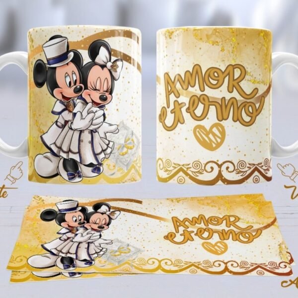 Kit Artes Canecas - Mickey e Minnie - Imagem 6