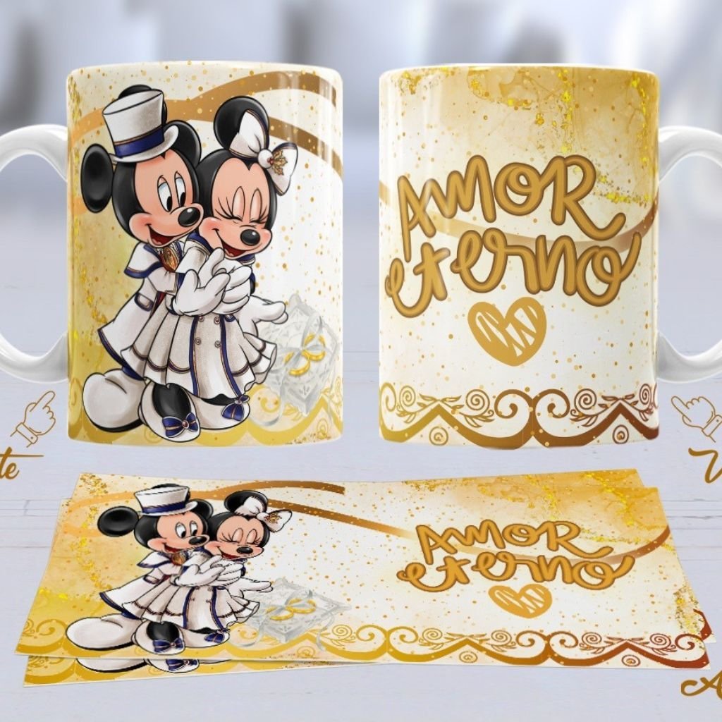 Rafael-Namorados-Mickey-e-Minnie-12.jpg Kit Artes Canecas - Mickey e Minnie - Imagem 6