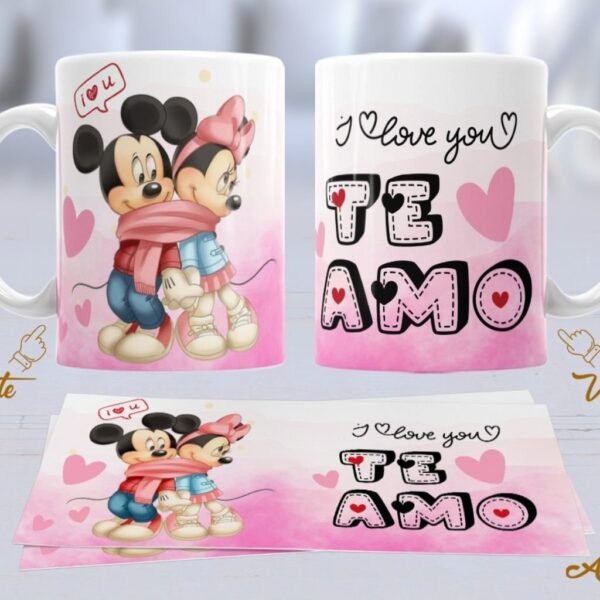Kit Artes Canecas - Mickey e Minnie - Imagem 10