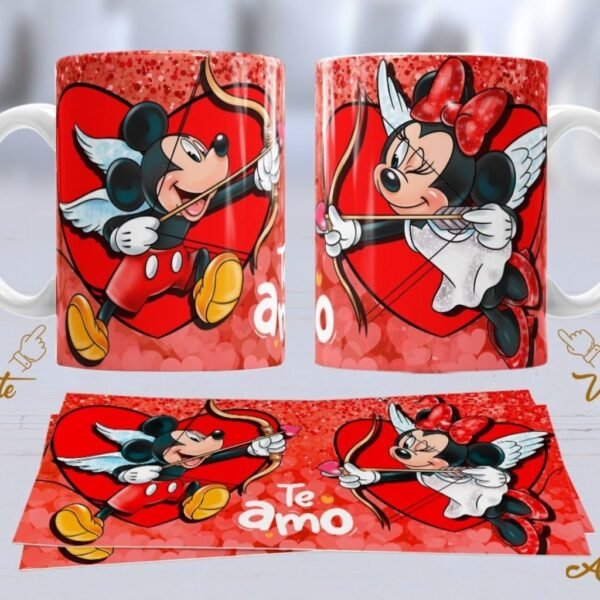 Kit Artes Canecas - Mickey e Minnie - Imagem 12