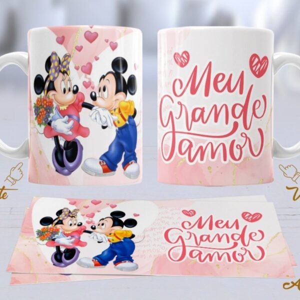 Kit Artes Canecas - Mickey e Minnie - Imagem 16