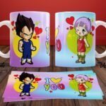 Kit Artes Canecas - Personagens Cute Love - Imagem 14