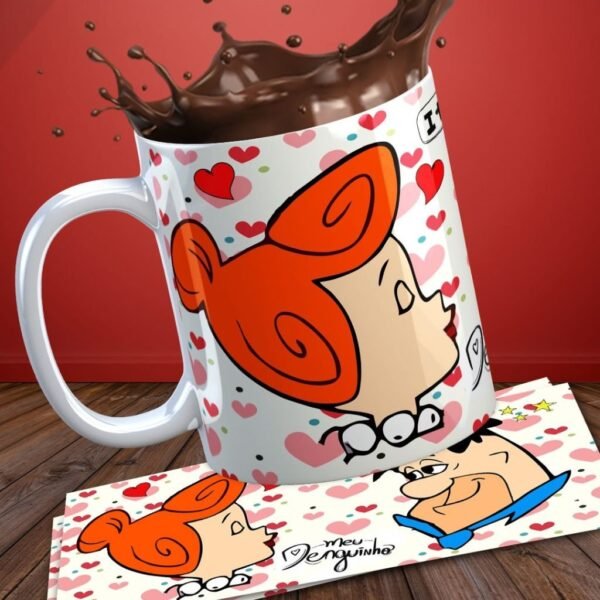 Kit Artes Canecas - Personagens Cute Love - Imagem 3