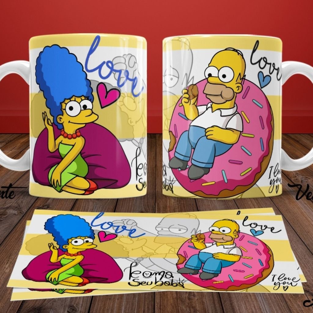 Rafael-Pack-personagem-cute-2.jpg Kit Artes Canecas - Personagens Cute Love - Imagem 4