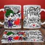 Kit Artes Canecas - Personagens Cute Love - Imagem 8