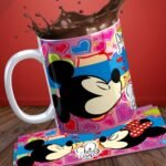 Kit Artes Canecas - Personagens Cute Love - Imagem 11